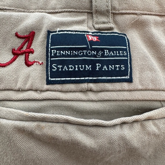 Pennington & Bailes Alabama Crimson Tide Stadium Pants Size 32 - Picture 3 of 7
